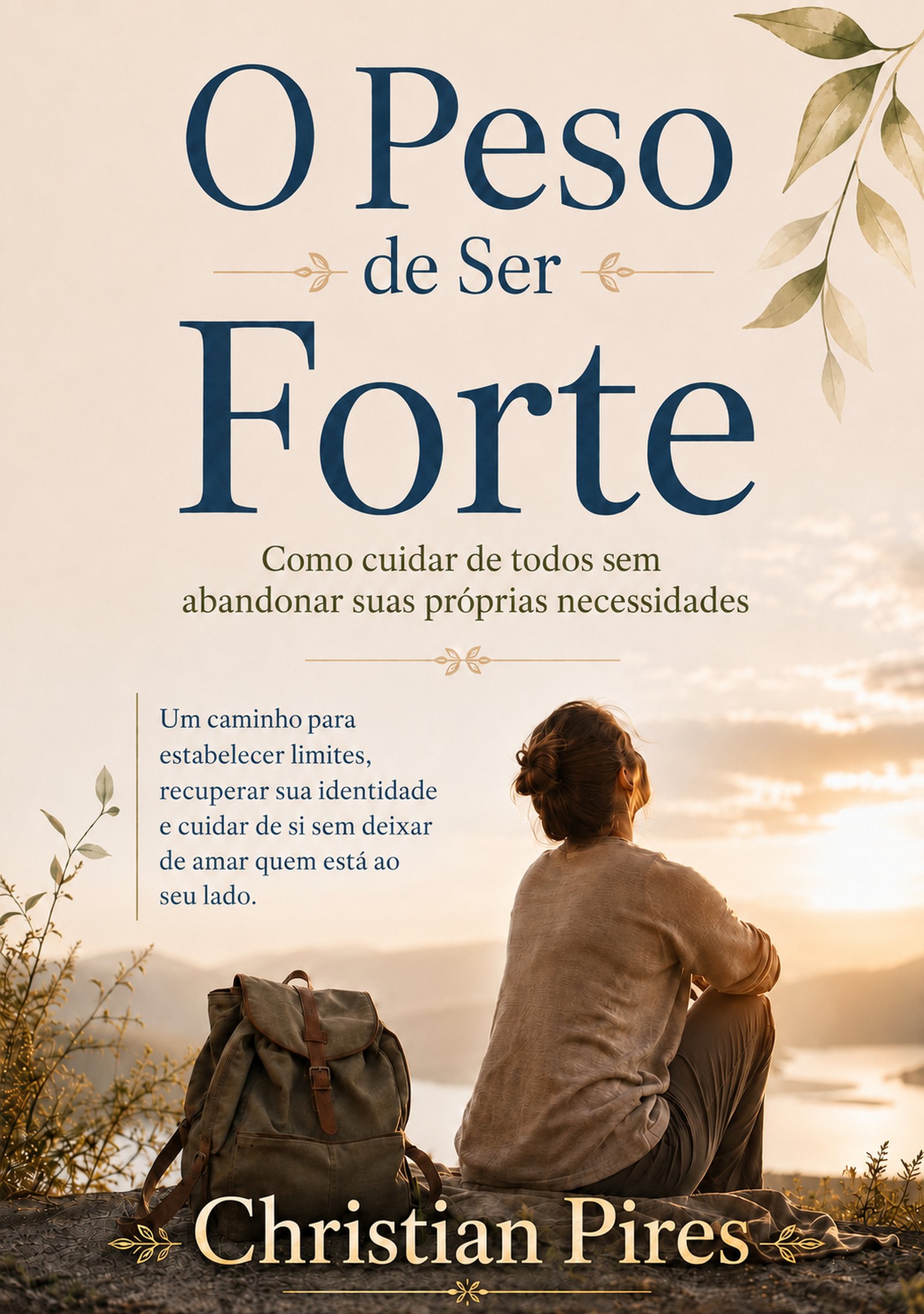 Capa do e-book O Peso de Ser Forte, de Christian Pires